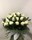ABRAZO- Ramo 60 rosas blancas - Imagen 1
